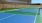 blue and green pickleball court at broadstone north atx in austin, texas